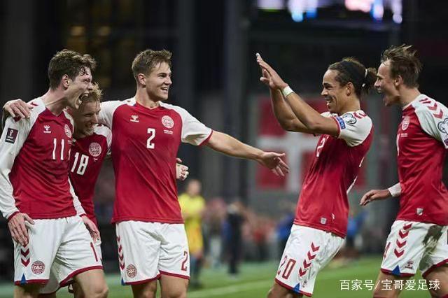 丹麦队提前出线，轻松击败摩尔多瓦队