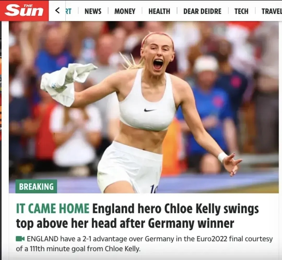 包含女子足球赛事引发热议：英格兰逆袭输球的词条